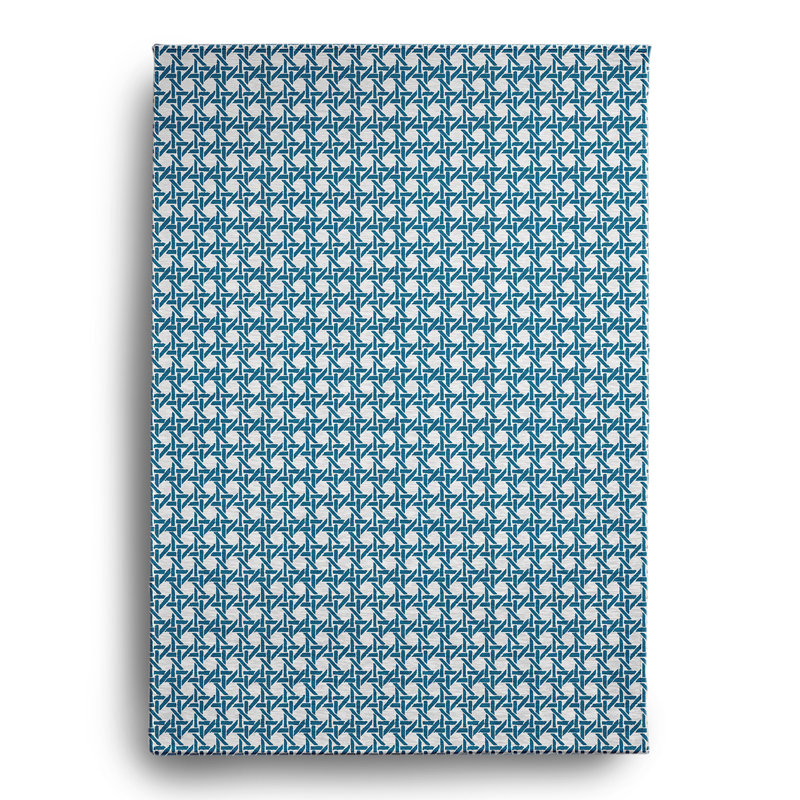 Chenille Geometric Indoor / Outdoor Rug, Rectangle 5' x 7'