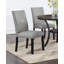 Chaise d'appoint rembourrée en tissu sans finition Stoup