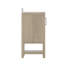 Ensemble de meuble-lavabo simple autoportant avec lavabo encastré et tablette de rangement ouverte Ajmer-197315438-197315437