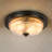 2 - Light Glass Flush Mount