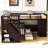 Jahmarion Kids Twin Over Twin Over Full Bunk Bed with Drawers-487658878
