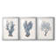 Indigo Reef I - Impression personnalisée de qualité supérieure avec cadre mat - 3 pièces-295117811-295117813