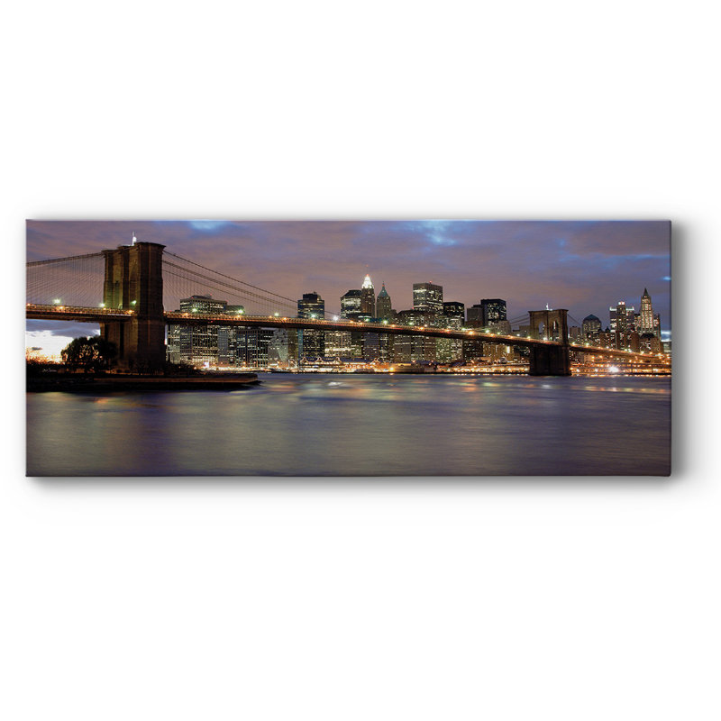 " Night View ", 24" H x 60" W x 1.5" D