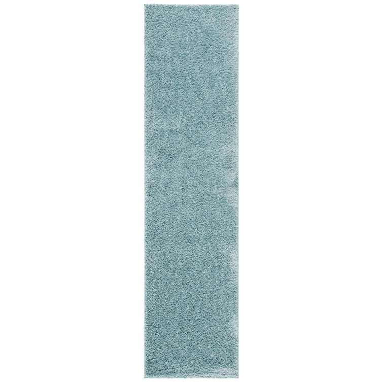 Helsel Shag Performance Machine Washable Solid Color Rug