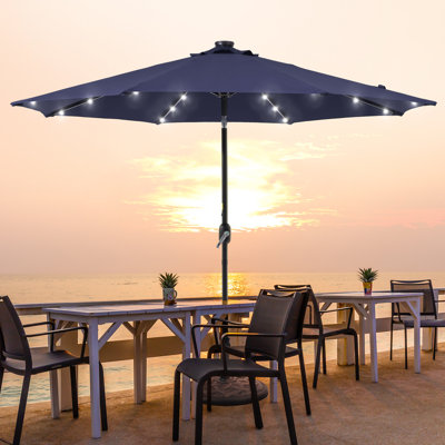 Kenmore 9 Lighted Market Umbrella