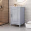 Meuble-lavabo de 20,3 po avec lavabo, tiroir fonctionnel, tablette de porte, porte à fermeture douce, meuble-lavabo-387060172
