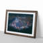 The Lights of New York City in Abstract - Picture Frame Graphic Art Print-55738079-55738081