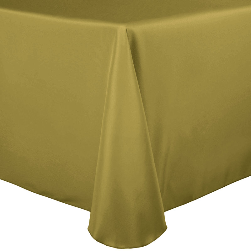 Denelle Solid Color Square Tablecloth, Acid Green