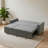 Grey Upholstered Sleeper Sofa Bed