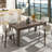 Large Extendable Kitchen Table Dining Table-1893650994