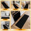 Tapis noir antidérapant d'intérieur 2 pi 7 po x 5 pi pour les salons, les chambres à coucher, les bureaux et les espaces ouverts-580315236
