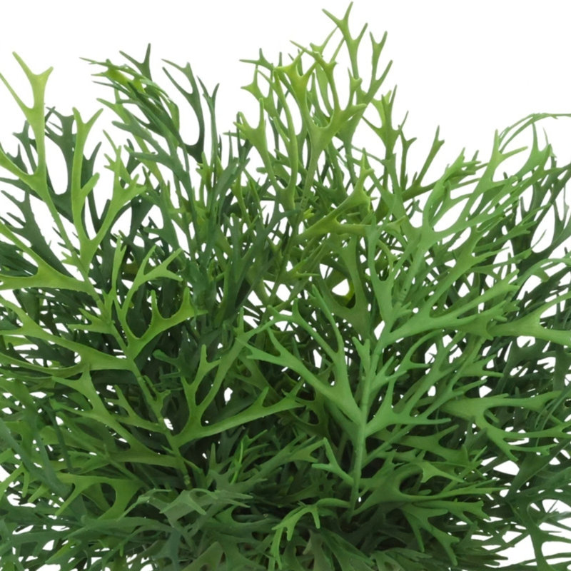 19 " H Faux Fern Plant in Glass Vase