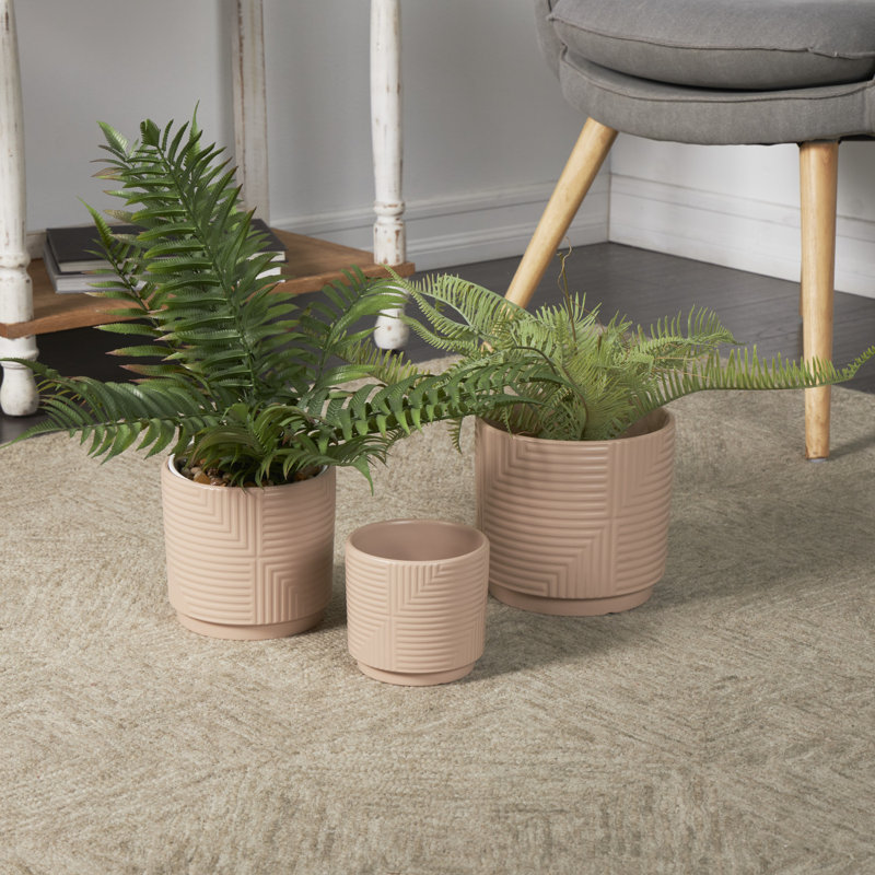Tommen Ceramic Pot Planter, Pink