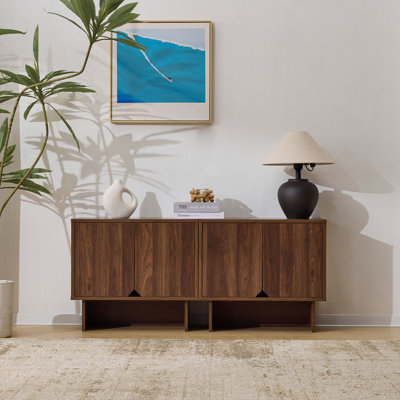 Zeno Modular 47'' Storage Cabinet with Adjustable Shelves 