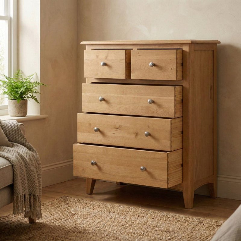 Brackman Oak 2 Over 3 Chest