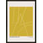Geometric Abstraction in Yellow by Romina Gadler - Framed Wall Art-733054484-733054573