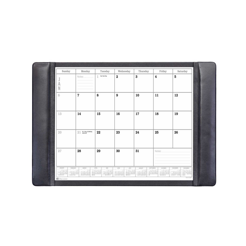 Tapis de calendrier Polston, Noir