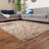 Diller Light Brown Faux Sheepskin Fur Machine Washable Shag Fluffy Area Rug