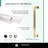 42'' W x 74.25'' H Hinged Frameless Shower Door-83967784