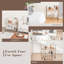 Chariot-bar mobile à 2 niveaux Julann