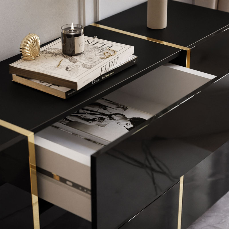 Waldoboro 158cm Sideboard, Black