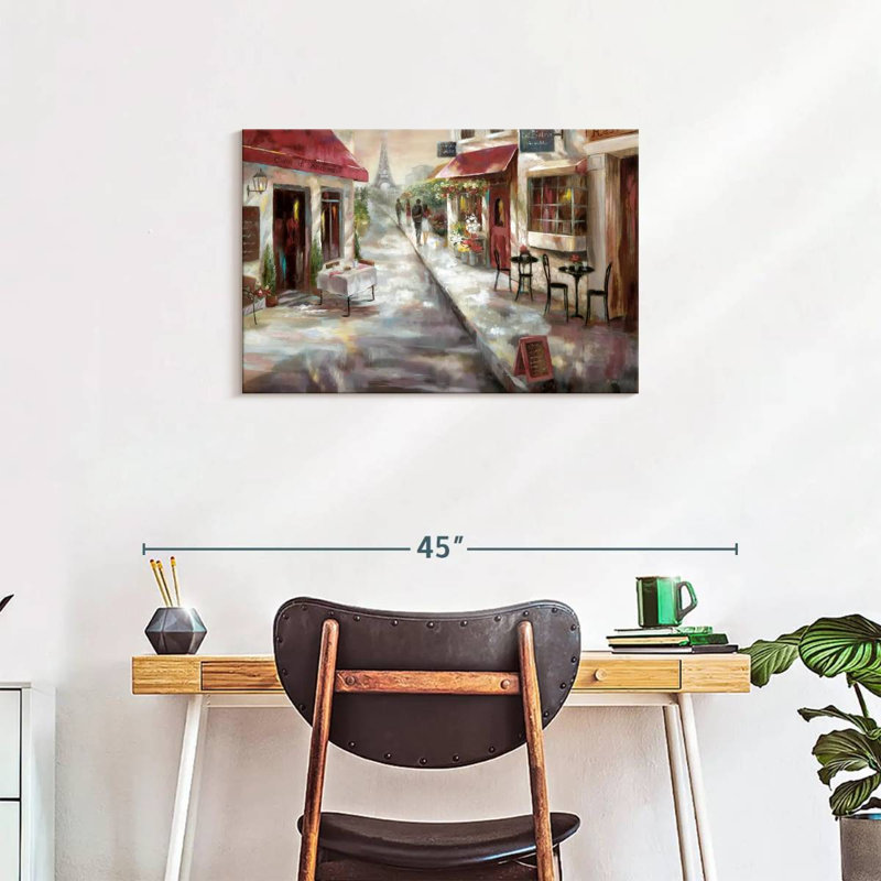 Nicci Parisian Cafe, H 20 po x l 30 po