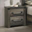 Table de chevet 2 tiroirs Rustic Farmhouse