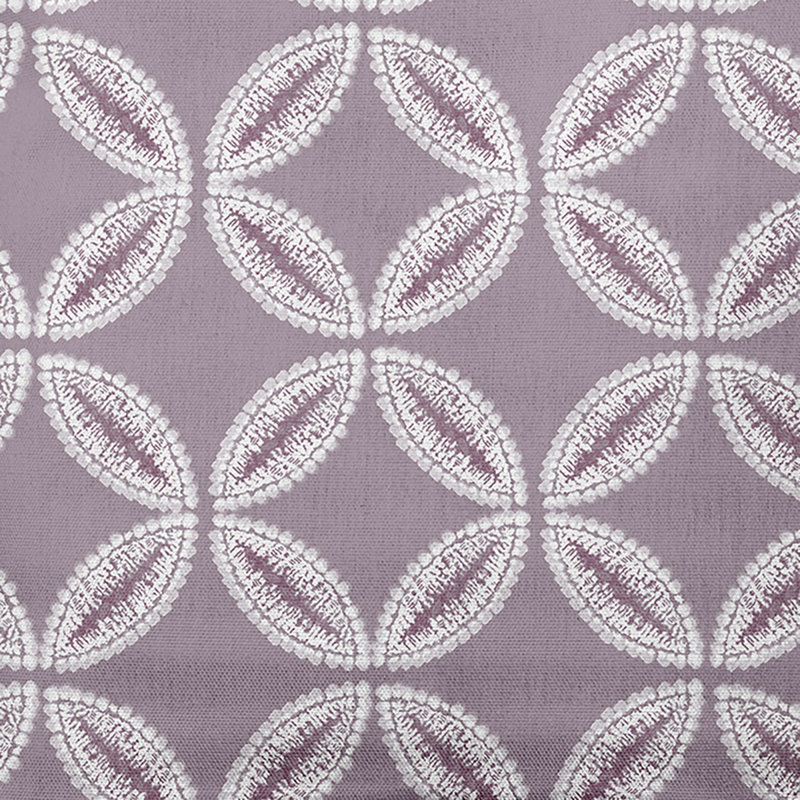 Intercoastal Waterway Geometric Reversible Throw Pillow, 20" H x 20" W, Purple