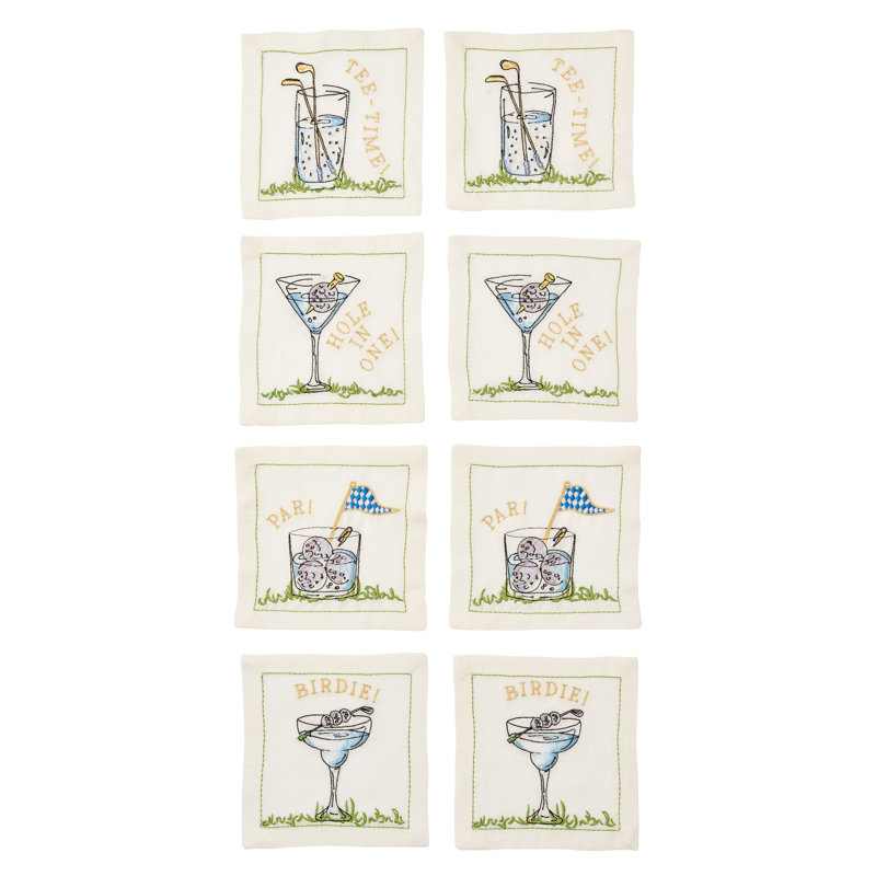 Tee Time Cocktail Napkin Set