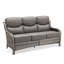 Canapé d'extérieur en osier de patio avec coussins de 6 po Wickes-110860480-110860477