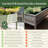 32" Tall 96" Long Metal Outdoor Elevated Planter-1495613936