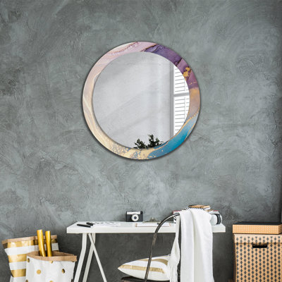Huldar Glass Flat Wall Mirror