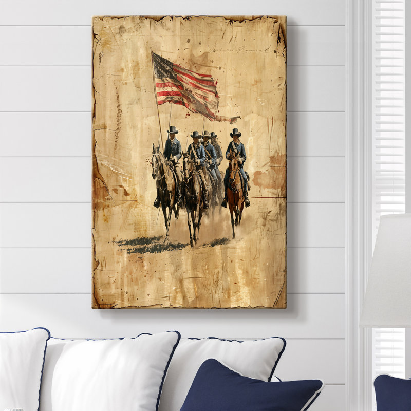 Toile tendue Riders of the Republic - prête à être accrochée, 12X18