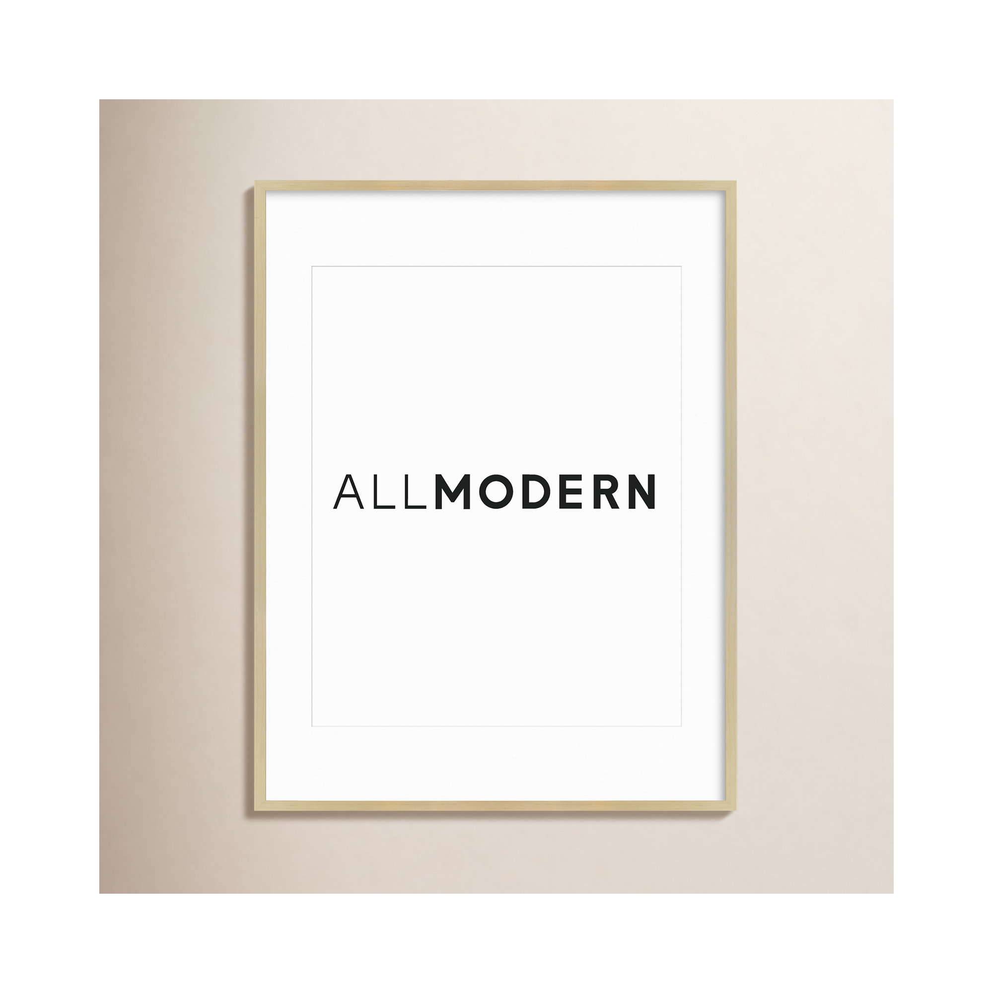 Capullo Wood Matte Picture Frame with Mat, White Maple, 24" x 36", 20" x 30"