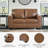 Orillia 62'' Genuine Leather Loveseat