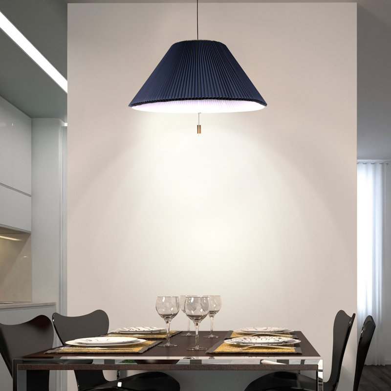 Luminaire suspendu cylindrique à 1 lumière Kiaja