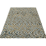 Moroccan Hand Knotted Wool Geometric Area Rug
