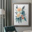 «Teal and Peach Bouquet I», reproduction d'art sur toile-2024510637
