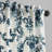 Althoff Floral Damask Printed Cotton Rod Pocket Room Darkening Curtains - Single Panel Drapes-793820094-764799131