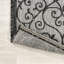 Tapis d'intérieur / extérieur gris clair / noir Deronte-900517434