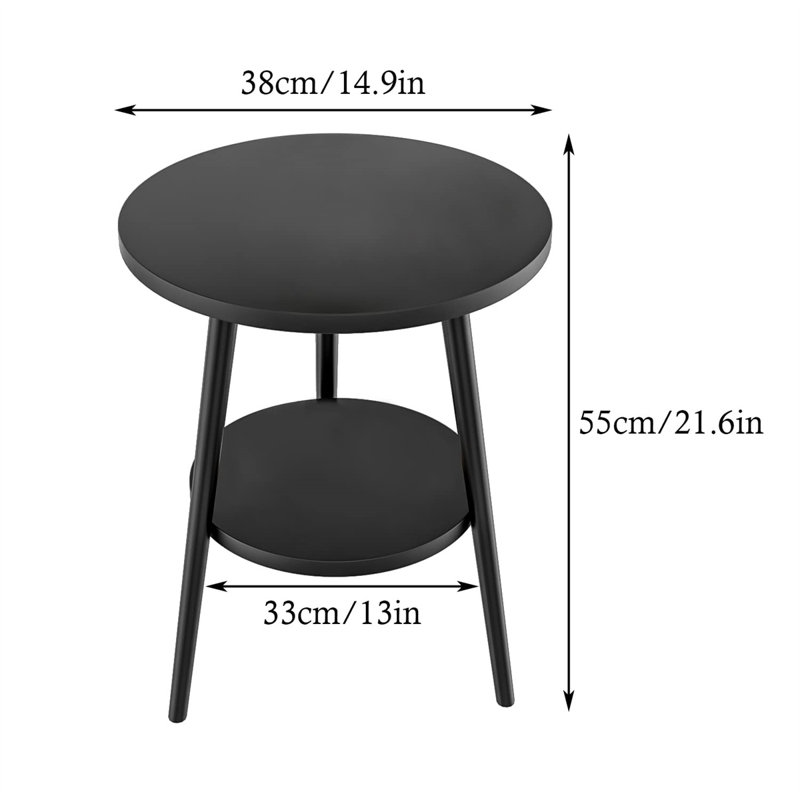 Phippen End Table, Black