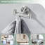 Crochet double pour peignoir en acier inoxydable-63808227
