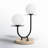 Ruva Metal Globe Lamp