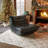 Microfiber Leather Standard Bean Bag Chair and Lounger Loveseat-116650607-115313354