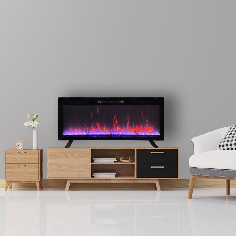 ActiveFlame Mirage 2 Electric Fireplace, 48IN, 19.60" H x 48" W x 3.90" D