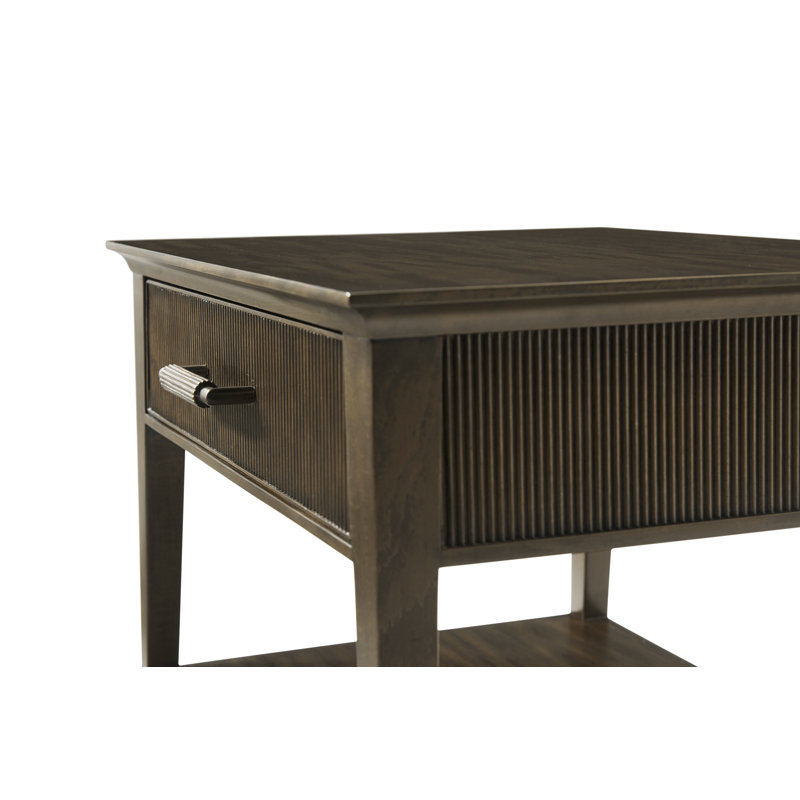 Lido 1 - Drawer Solid Wood Nightstand