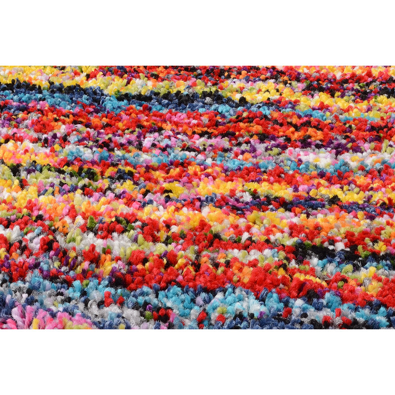 Sybil Shaggy Red Rug, Rectangular 200 x 290cm