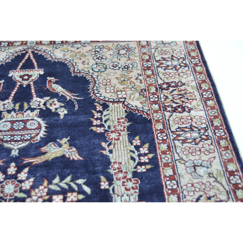 One-of-a-Kind 2'5" X 1'6" Hand Knotted Area Rug