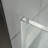 28" W X 72" H Frameless Shower Door - 3/8" (10Mm) Tempered Glass, Hinged Single Swing, Reversible Installation, Matte Black Finish