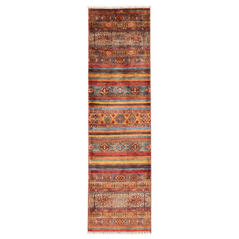 Tapis rouge 2 pi 9 po x 9 pi 10 po One-of-a-Kind New Age